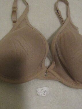 Third Love Beige Classic Contour Plunge Bra  32E  1178